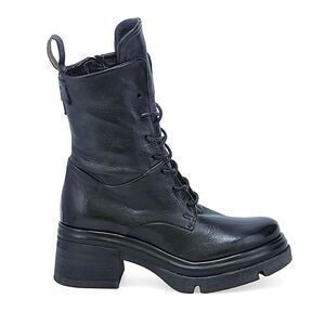 A.S. 98 Women's Black Leather Mid-Calf Elvin Boots Size 41 NWOT